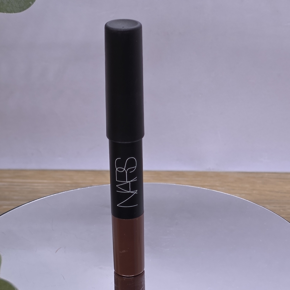 NARS Lipstick Crayon DANCE FEVER Deep Brown Matte Beautiful Color Swatched Only!
